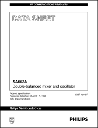 Click here to download SA602AFE Datasheet