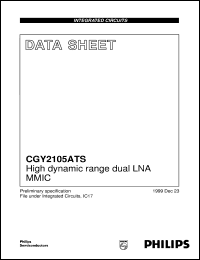 Click here to download CGY2105ATS Datasheet