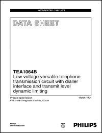Click here to download TEA1064B/C1 Datasheet