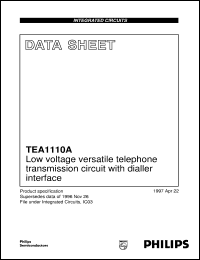 Click here to download TEA1110 Datasheet