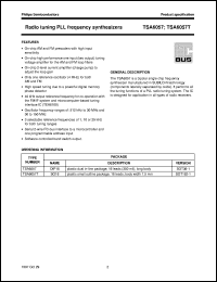 Click here to download TSA6057 Datasheet