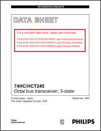 Click here to download 74HCT245DB Datasheet