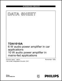 Click here to download TDA1010A Datasheet
