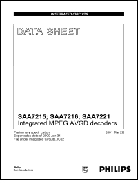 Click here to download SAA7221HS/C1 Datasheet