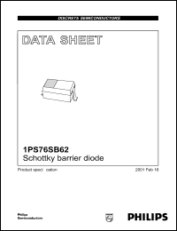 Click here to download 1PS76SB62 Datasheet