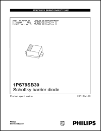 Click here to download 1PS79SB30 Datasheet
