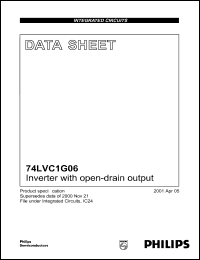 Click here to download 74LVC1G06 Datasheet