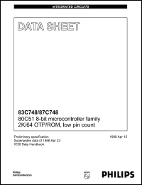 Click here to download P83C748EBAA Datasheet