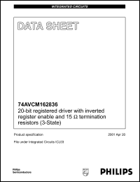 Click here to download 74AVCM162836 Datasheet
