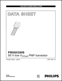Click here to download PBSS5350S Datasheet