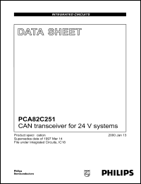 Click here to download PCA82C251U Datasheet