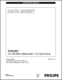 Click here to download PCKV857DGG Datasheet