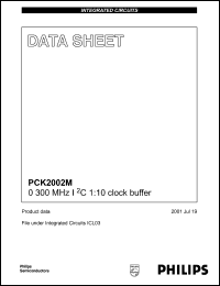 Click here to download PCK2002MPW Datasheet