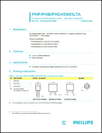 Click here to download PHD45N03 Datasheet