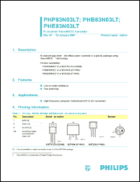 Click here to download PHB83N03 Datasheet