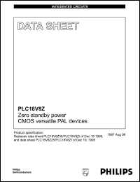 Click here to download PLC18V8Z25 Datasheet