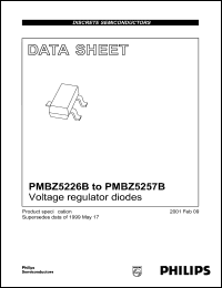 Click here to download PMBZ5244B Datasheet