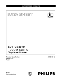 Click here to download SL1ICS3001U/L6D Datasheet