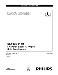 Click here to download SL1ICS3101U/L6D Datasheet