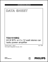 Click here to download TDA1516BQ Datasheet