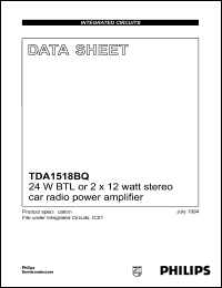 Click here to download TDA1518BQ Datasheet