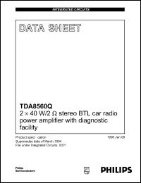 Click here to download TDA8560Q Datasheet