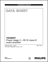 Click here to download TDA8927 Datasheet
