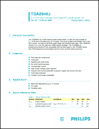 Click here to download TDA8946J Datasheet