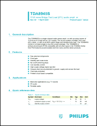 Click here to download TDA8945S Datasheet