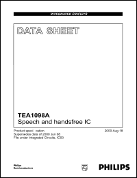 Click here to download TEA1098AUH Datasheet