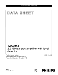 Click here to download TZA3014HT Datasheet