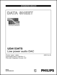 Click here to download UDA1334TS Datasheet