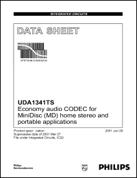 Click here to download UDA1341TS Datasheet