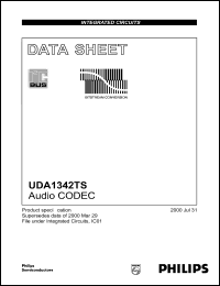 Click here to download UDA1342TS Datasheet