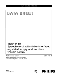 Click here to download TEA1111AUH Datasheet