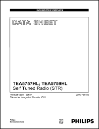 Click here to download TEA5759HL Datasheet