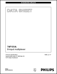 Click here to download N74F151AN Datasheet