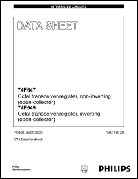 Click here to download N74F647D Datasheet
