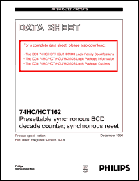 Click here to download 74HC/HCT162 Datasheet