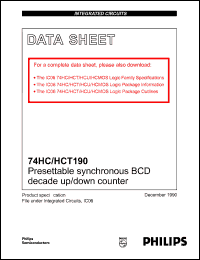 Click here to download 74HC/HCT190 Datasheet