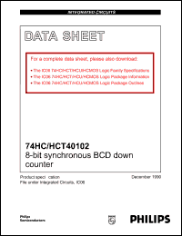 Click here to download 74HC/HCT40102 Datasheet