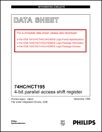 Click here to download 74HC/HCT195 Datasheet