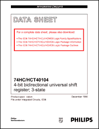 Click here to download 74HC/HCT40104 Datasheet