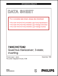 Click here to download 74HC/HCT242 Datasheet