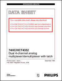Click here to download 74HC/HCT4352 Datasheet