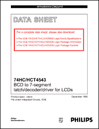 Click here to download 74HC/HCT4543 Datasheet