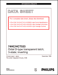 Click here to download 74HC/HCT533 Datasheet