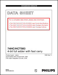 Click here to download 74HC/HCT583 Datasheet