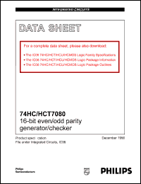 Click here to download 74HC/HCT7080 Datasheet
