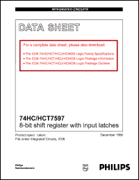 Click here to download 74HC/HCT7597 Datasheet